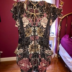 Floral Dress With Zipper